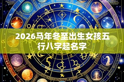 2026马年冬至出生女孩五行八字起名字