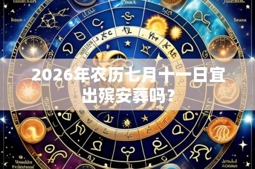 2026年农历七月十一日宜出殡安葬吗?