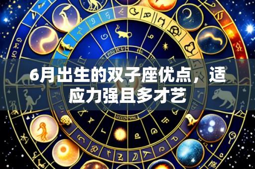 6月出生的双子座优点，适应力强且多才艺