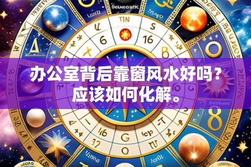 办公室背后靠窗风水好吗？应该如何化解。