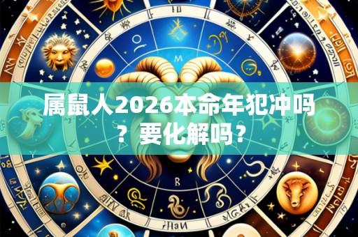 属鼠人2026本命年犯冲吗?要化解吗?
