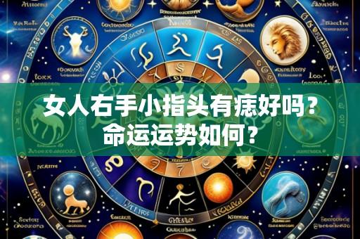 女人右手小指头有痣好吗？命运运势如何？