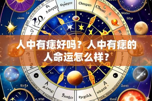 人中有痣好吗？人中有痣的人命运怎么样？