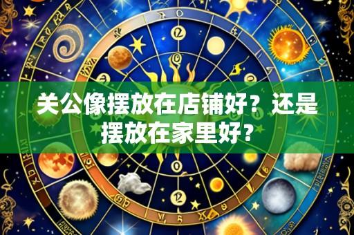 关公像摆放在店铺好？还是摆放在家里好？