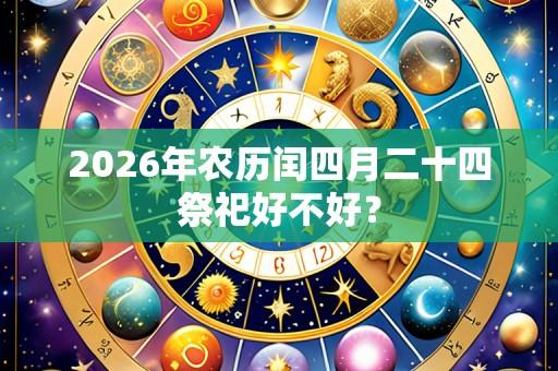 2026年农历闰四月二十四祭祀好不好?