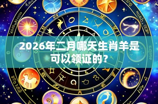 2026年二月哪天生肖羊是可以领证的？