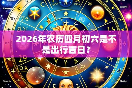 2026年农历四月初六是不是出行吉日?