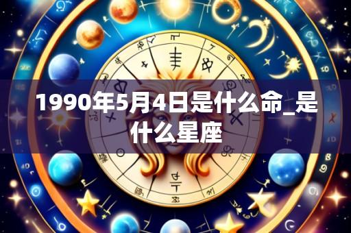 1990年5月4日是什么命_是什么星座