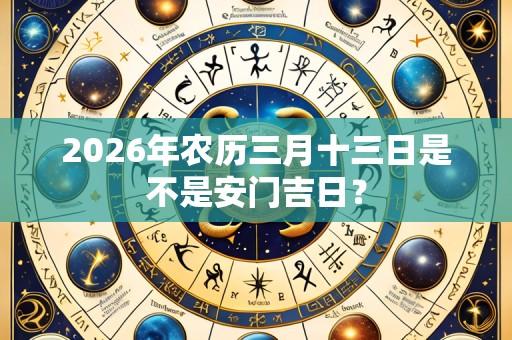 2026年农历三月十三日是不是安门吉日?