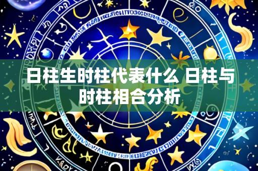日柱生时柱代表什么 日柱与时柱相合分析
