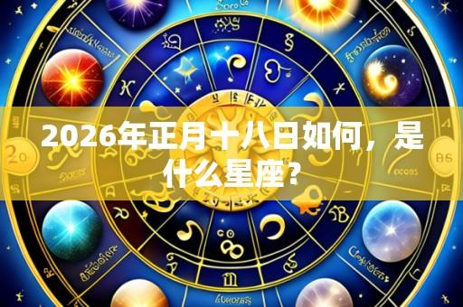 2026年正月十八日如何，是什么星座？
