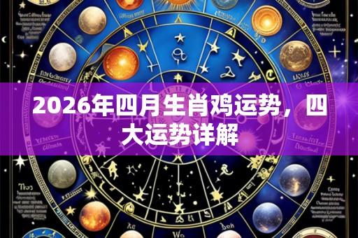 2026年四月生肖鸡运势，四大运势详解