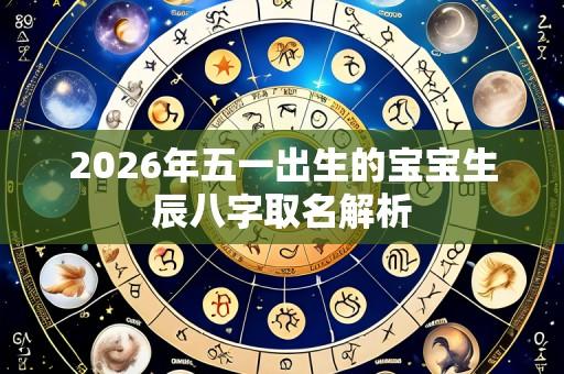 2026年五一出生的宝宝生辰八字取名解析