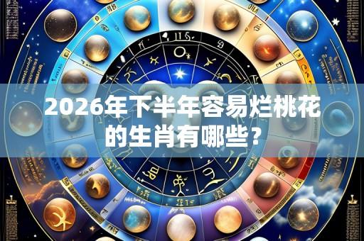 2026年下半年容易烂桃花的生肖有哪些?