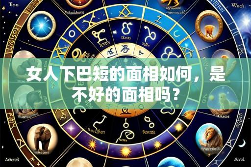女人下巴短的面相如何，是不好的面相吗？