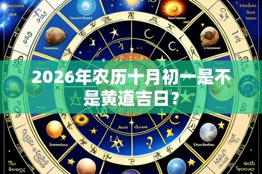 2026年农历十月初一是不是黄道吉日？