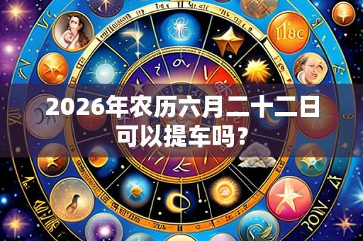 2026年农历六月二十二日可以提车吗?