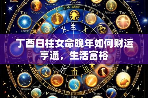 丁酉日柱女命晚年如何财运亨通,生活富裕