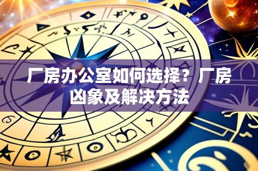 厂房办公室如何选择?厂房凶象及解决方法