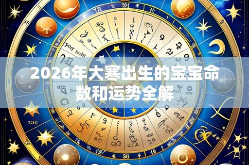 2026年大寒出生的宝宝命数和运势全解