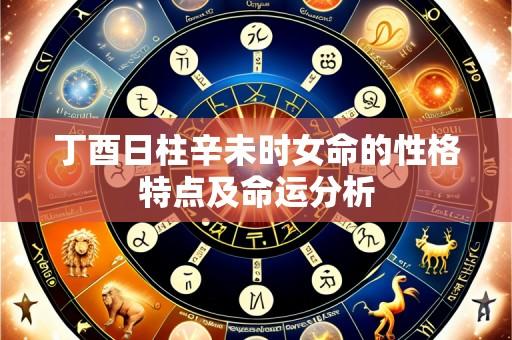 丁酉日柱辛未时女命的性格特点及命运分析