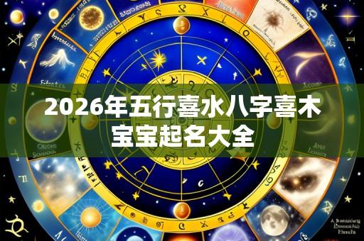 2026年五行喜水八字喜木宝宝起名大全