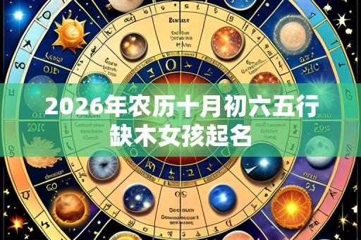 2026年农历十月初六五行缺木女孩起名