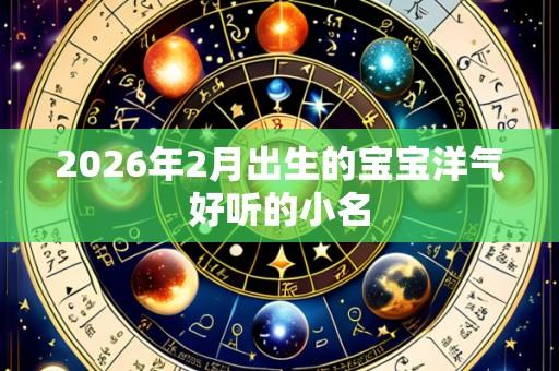 2026年2月出生的宝宝洋气好听的小名