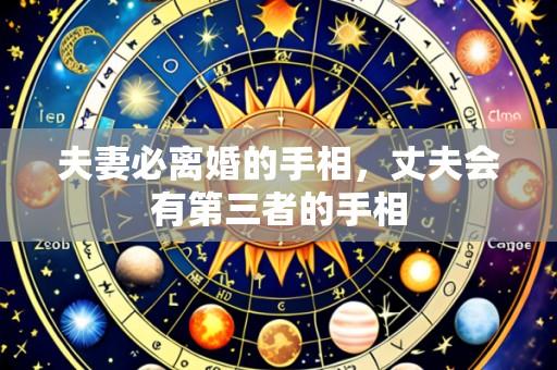夫妻必离婚的手相,丈夫会有第三者的手相