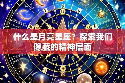 什么是月亮星座?探索我们隐藏的精神层面