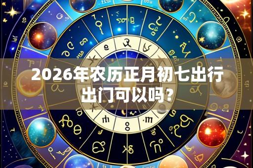 2026年农历正月初七出行出门可以吗?