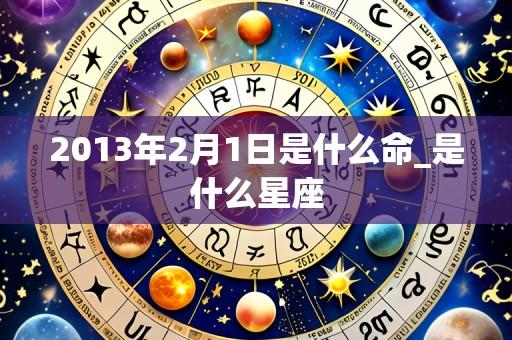 2013年2月1日是什么命_是什么星座