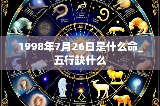 1998年7月26日是什么命_五行缺什么