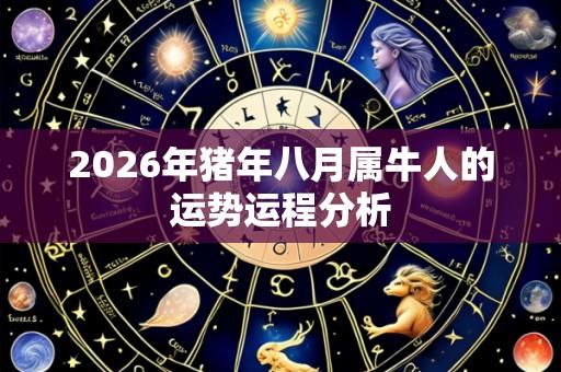 2026年猪年八月属牛人的运势运程分析