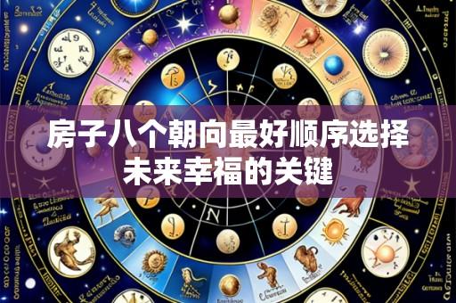 房子八个朝向最好顺序选择未来幸福的关键