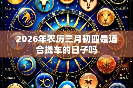 2026年农历三月初四是适合提车的日子吗