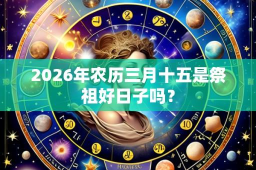 2026年农历三月十五是祭祖好日子吗？