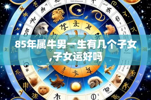85年属牛男一生有几个子女,子女运好吗