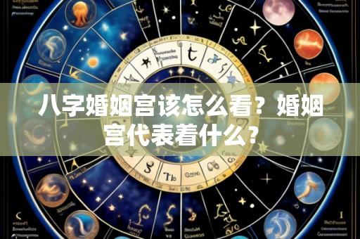 八字婚姻宫该怎么看?婚姻宫代表着什么?