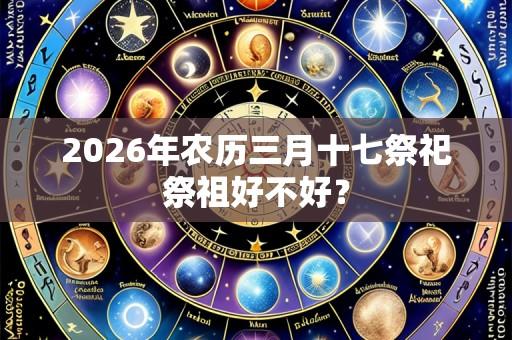 2026年农历三月十七祭祀祭祖好不好？