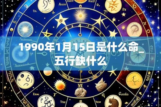 1990年1月15日是什么命_五行缺什么