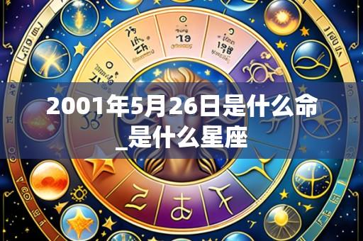 2001年5月26日是什么命_是什么星座