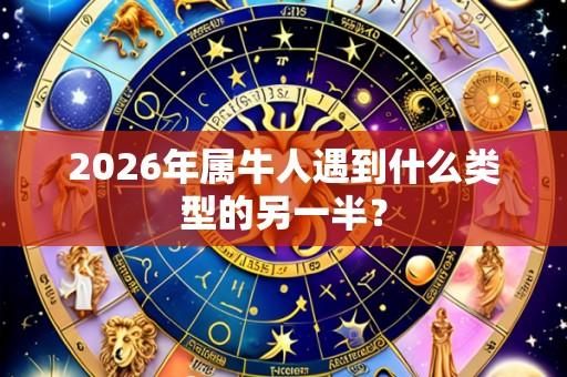 2026年属牛人遇到什么类型的另一半？