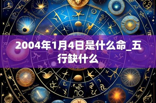 2004年1月4日是什么命_五行缺什么