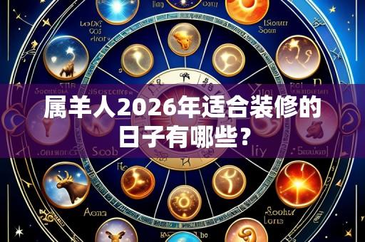 属羊人2026年适合装修的日子有哪些？