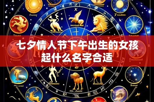 七夕情人节下午出生的女孩起什么名字合适