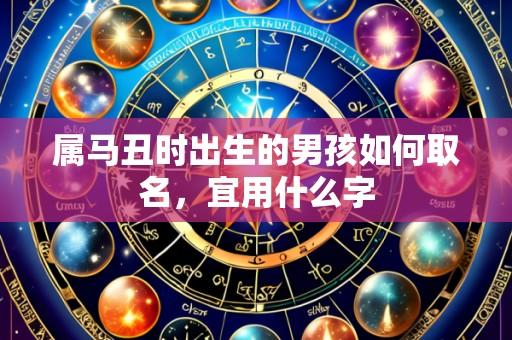 属马丑时出生的男孩如何取名，宜用什么字