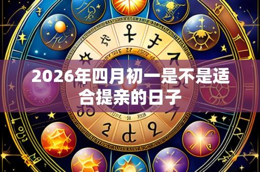 2026年四月初一是不是适合提亲的日子