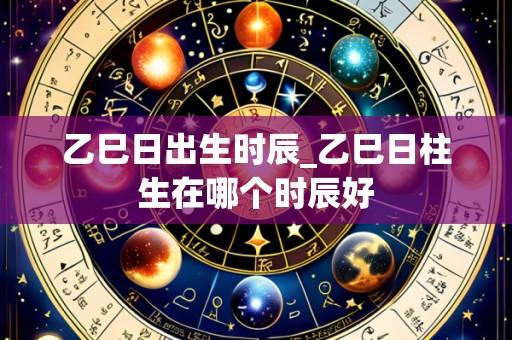 乙巳日出生时辰_乙巳日柱生在哪个时辰好