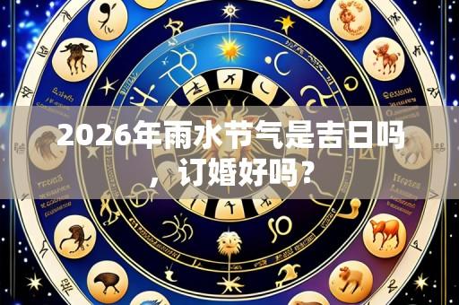 2026年雨水节气是吉日吗,订婚好吗?